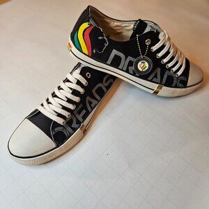 Custom Dreads Low Top Canvas Size 12 Men's Canvas Sneakers